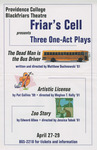 Friar's Cell Three One-Act Plays Poster by Providence College