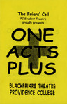 The Friars' Cell One Acts Plus Playbill (Yellow)