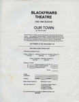 Our Town Ticket Order Form