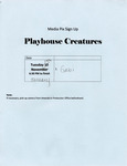 Playhouse Creatures Media Pix Sign Up Sheet by Providence College