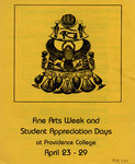 Fine Arts Week and Student Appreciation Days Flyer