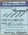 The Blackfriars Theatre: Interested in Theatre? by Providence College
