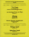 Providence College Theatre Department 1997-1998 Season Flier