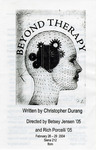 Beyond Therapy Playbill by Providence College