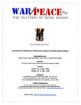 War/Peace and the Anatomy of Being Human Poster