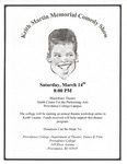 Keith Martin Memorial Comedy Show Flyer by Providence College