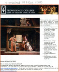 Providence College Department of Theatre, Dance & Film Promotional Email by Department of Theatre, Dance & Film