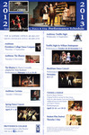 Department of Theatre, Dance & Film 2012-2013 Performance Schedule by Department of Theatre, Dance & Film