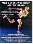 Men's Dance Workshop: Getting Strong Poster by Department of Theatre, Dance & Film