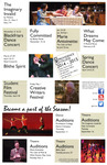 Providence College Department of Theatre, Dance & Film 2014-2015 Season Poster