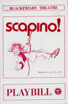 Scapino! Playbill by Providence College