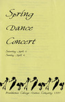 Spring Dance Concert 1997 Playbill by Providence College