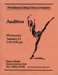 Providence College Dance Company Audition Flier