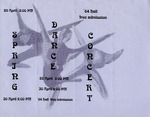 Spring Dance Concert 2000 Poster by Providence College