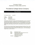 Providence College Dance Company Press Release