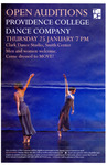 Providence College Dance Company Open Auditions Poster