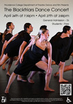 The Blackfriars Dance Concert Spring 2024 Poster by Providence College Department of Theatre, Dance & Film