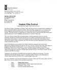 Student Film Festival Media Release