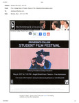 Student Film Fest - Join Us! Promotional Email