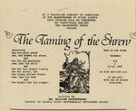 The Taming of the Shrew Playbill by Providence College