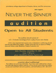 Never the Sinner Audition by Providence College