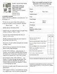 The 25th Annual Putnam County Spelling Bee and Almost, Maine Joint Audition Form by Department of Theatre, Dance & Film