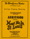 Auditions for the Musical Meet Me in St. Louis Flyer
