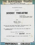 Story Theatre Flyer by Providence College