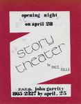 Story Theatre Opening Night Flyer by John Garrity