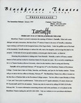 Tartuffe Press Release by Susan Werner