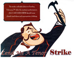 Lend Me a Tenor Strike Poster by Providence College