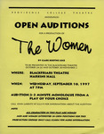 Open Auditions for a Production of The Women by Providence College