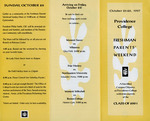 Providence College Freshman Parents' Weekend Pamphlet by Providence College