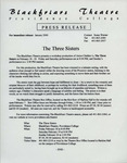The Three Sisters Press Release