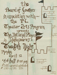 Shakespeare's Twelfth Night Poster by Providence College