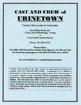 Cast and Crew of Urinetown by Providence College