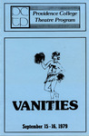Vanities Playbill by Providence College