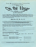 On the Verge or the Geography of Yearning Ticket Order Form