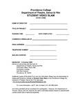 Student Video Slam Entry Form by Providence College
