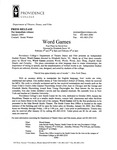Word Games Press Release by Susan Werner